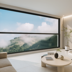 Ventana guillotina de aluminio AV Skyline Intelligent